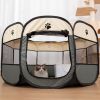 Large 44.9x 44.9x 22.8  Portable Foldable Pet Playpen Kennel House Playground for Puppy Cat Kittens Bunny Chicks Indoor Outdoor Travel Camping